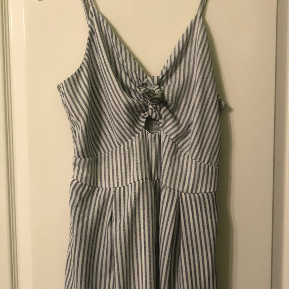 striped romper